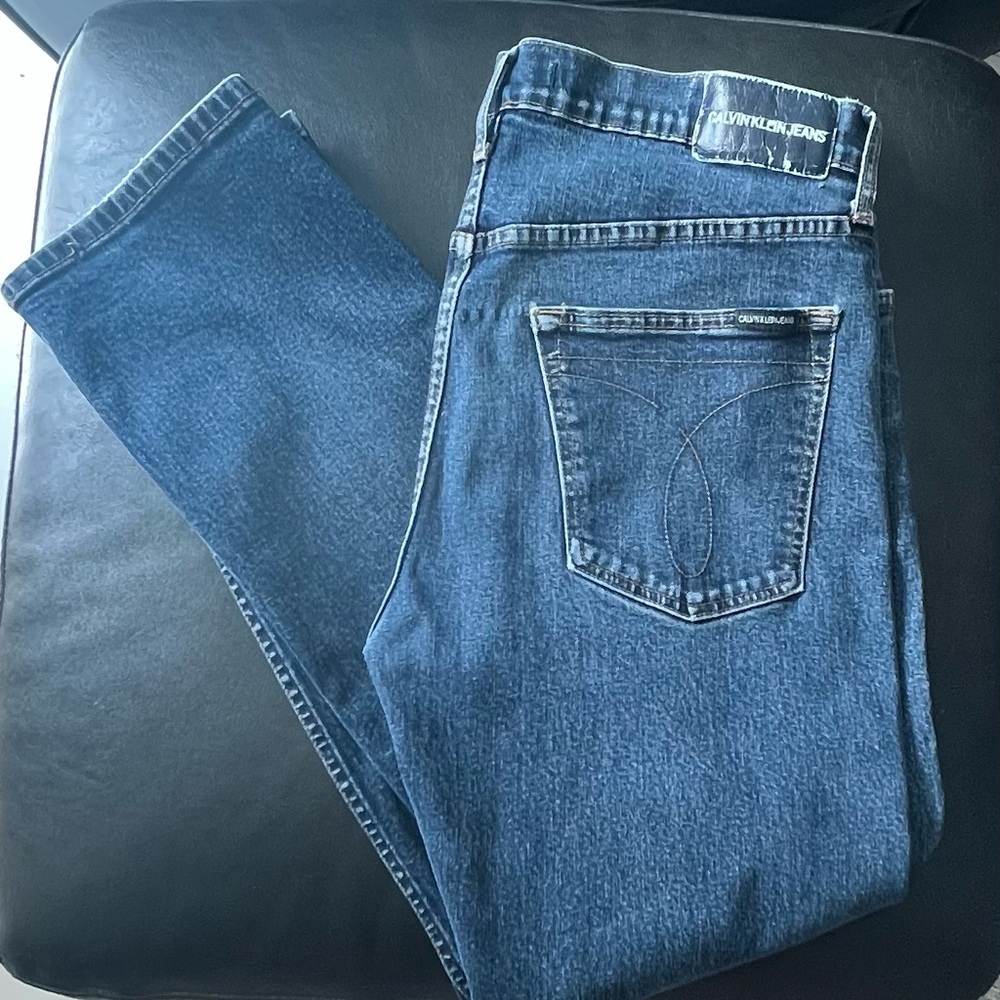 Calvin Klein CKJ035 Straight Leg Jeans - 36x30